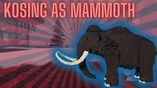 KOSING AS MAMMOTH! ||Dinosaur Simulator||