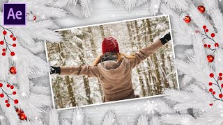 Winter Snowfall Slideshow in After Effects | After Effects Tutorial | Effect For You