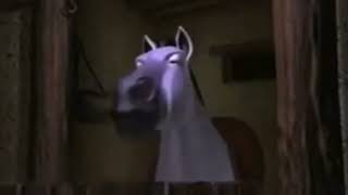 1996 Shrek Donkey says "LEBRON JAMES" meme