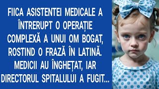 Fiica asistentei medicale a întrerupt o operație complexă a unui om bogat, rostind o frază în...