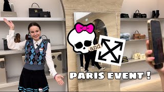 MONSTER HIGH x OFF - WHITE PARIS EVENT BEHIND THE SCENES ! ( VLOG )