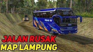 Ternyata ada Jalan Rusak Di Lampung versi BUSSID 🤣