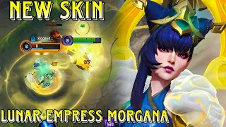 Wild Rift:JUNGLE NEW SKIN LUNAR EMPRESS MORGANA FULL GAMEPLAY (ITEMS/RUNES)