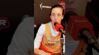 #caitlinclark Clark speak about #angelreese "it's good for the fans" #wnba #2024 #shorts #basketball