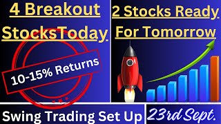 Breakout Stocks Today | Intraday Stocks for tomorrow | Close to breakout stocks