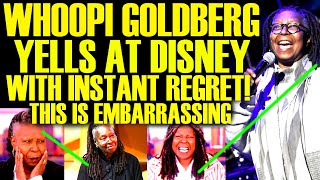 WHOOPI GOLDBERG PANICS AFTER INSANE BACKFIRE AT WOKE DISNEY! AS THE VIEW RATINGS DISASTER WORSENS