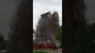 Martin Tower Implosion #shorts #demolition