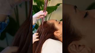 Want to relax? Check out this video with the smoothest hair brushing! #asmr #asmrhairbrushing #hair