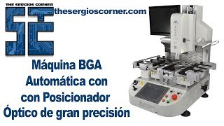 Máquina de Reballing Automática con Posicionador óptico de gran precisión ZM R6200 TSC