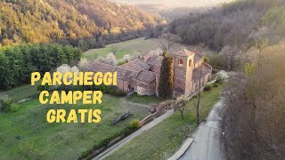 Due parcheggi camper in luoghi tranquilli. Piemonte