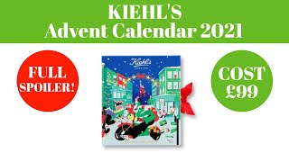 *SPOILER*…KIEHL'S ADVENT CALENDAR 2021 FULL REVEAL – LAUNCHING SEPT COST £99!!!..#ADVENTCALENDAR2021