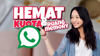 3 Cara setting whatsapp agar lebih hemat kuota dan memory hp