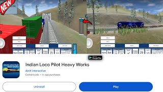 New Indian Train Simulator Game For Android || New Indian Loco Pilot Heavy Works For Android || RGW