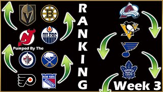 NHL Power Dynamic is Shifting: NHL Power Rankings Week 3