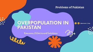 Overpopulation In Pakistan (Issues of Pakistan Series)