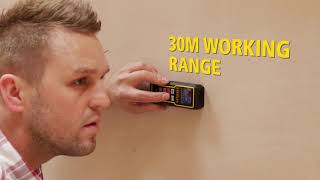 STANLEY TLM99 LASER DISTANCE MEASURER 30M