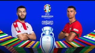 Georgia 🇬🇪 1 - 0 Portugal 🇵🇹 Live Match Highlights #EURO2024 #football #eurocup #germany