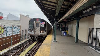 R160 (M) entering Myrtle Avenue-Wyckoff Avenue