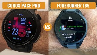 Coros Pace Pro VS Garmin Forerunner 165