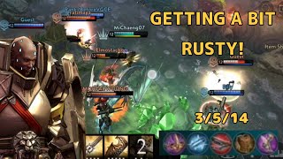 GETTING A BIT RUSTY! (Vainglory CE Gameplay)