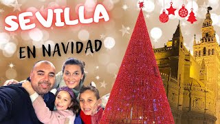 SEVILLA en NAVIDAD vemos el ÁRBOL más GRANDE de EUROPA Wakete Vlogs #navidad #vlogsmas #sevilla