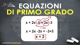 Equazioni di primo grado || esercizi svolti