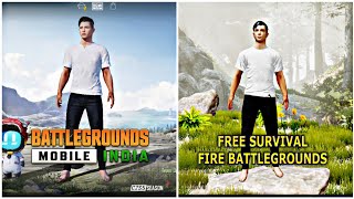 BGMI Vs Free Survival Fire BattleGrounds Game Comparison Part 2 🔥