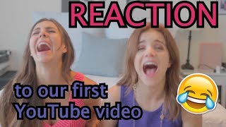 REACTION to our first YouTube videos!