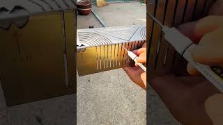 How to make a 90 degree arc angle of square steel share it with everyone