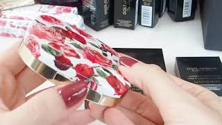 Dolce Gabbana Beauty Blush Of Roses & Solar Glow Bronzing Powder & Glorious Skin Foundation Unboxing