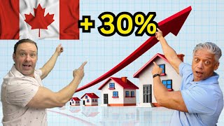 Home Sales Surge in Major Canadian Cities +30%