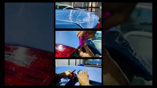 Yas Marina Blue BMW F80 M3 get paint correction and full coverage PPF | OCD Chennai