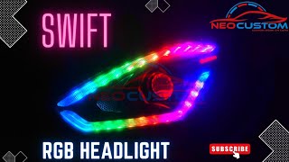 Swift RGB Headlight | Swift modified headlight |