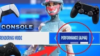 Easiest/Quickest Way To Get Performance Mode On Console : Xbox/PS5/PS4