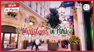 Christmas in Paris | Galeries & Passages, Paris, France | Paris walk