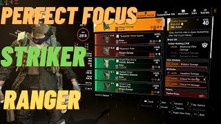 THE DIVISION 2 - PERFECT FOCUS* STRIKER* RANGER TU 14