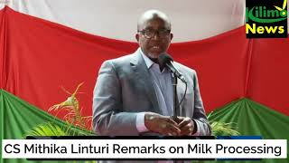 MILK PRODUCTION STAKEHOLDERS MEETING- CS MITHIKA LINTURI REMARKS