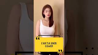 Fakta unik Cewek part 7 #shorts