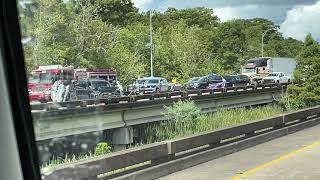 Car accident I-10 Interstate direction Baton Rouge out of New Orleans LA