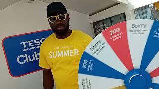 Tesco Summer Party - free money, go spin...