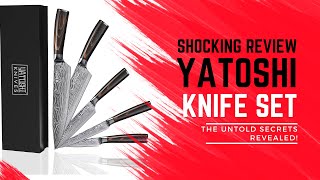 Yatoshi 5 Knife Set Review | Enhance Your Cooking Experience | Watch The Unbiased Review