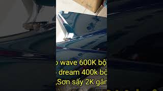 Dàn áo bộ Dream,Wave,RS cao cấp, sơn sấy 2K