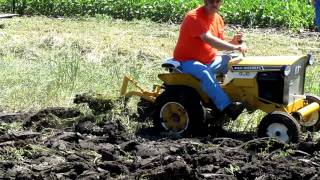 Garden Tractor Plowing at The Orange Spectacular 2011 - 2