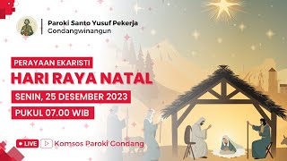 PERAYAAN EKARISTI HARI RAYA MALAM NATAL #1  -  Minggu, 24 Desember 2023