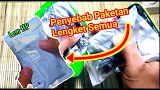 Buka paketan baterai Lengket semua