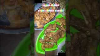 Udang Goreng +Ayam Goreng Kampung buat Lauk Sahur #kuliner #shortvideo #shorts #food #ayamgoreng