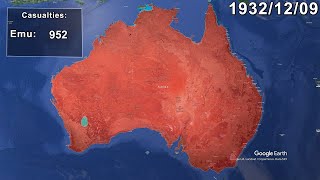 The Great Emu War in 59 seconds using Google Earth