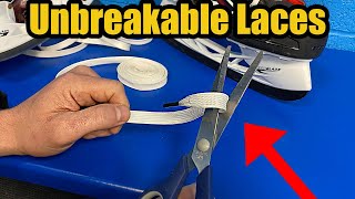 Unbreakable UnFreezable UnStretchable Ironlace Hockey Laces