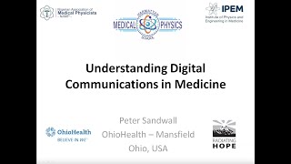 Understanding Digital Communication in Medicine - Dr Peter Sandwall