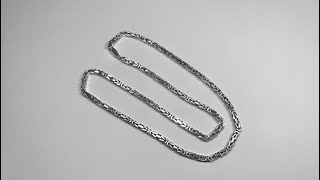 4mm Byzantine Chain 925 Sterling